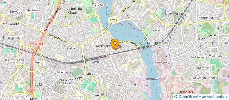 localisation de l'entreprise HEMIPAPIVER  LORIENT