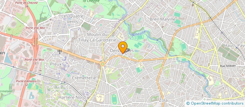 localisation de l'entreprise HEMISPHERE OUEST à NANTES