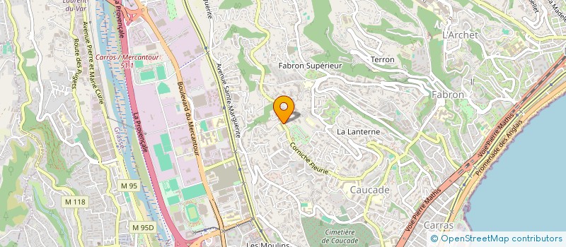 localisation de l'entreprise HEMISPHERE SUD  NICE