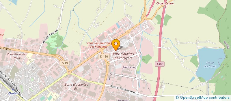 localisation de l'entreprise HEMISPHERE SUD CHOLET à CHOLET