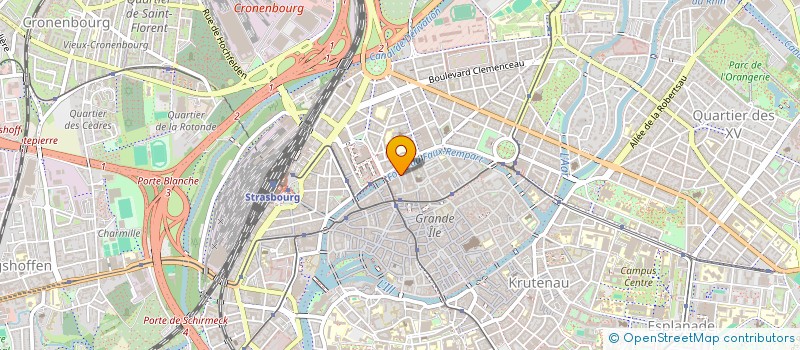 localisation de l'entreprise HEMISPHERE WEB à STRASBOURG