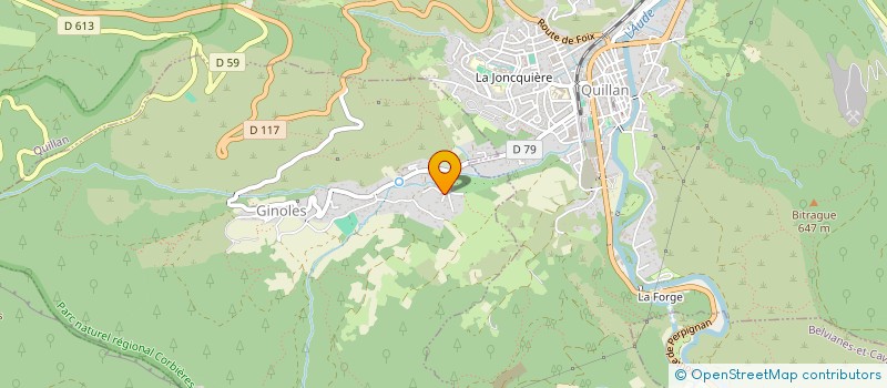 localisation de l'entreprise HEMISY  GINOLES