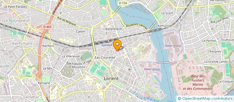 localisation de l'entreprise HEMLJY  LORIENT