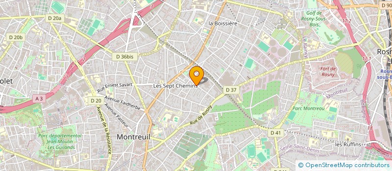 localisation de l'entreprise HEMLOCK à MONTREUIL