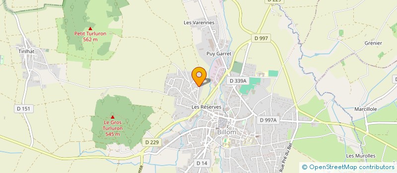 localisation de l'entreprise HEMMA  BILLOM