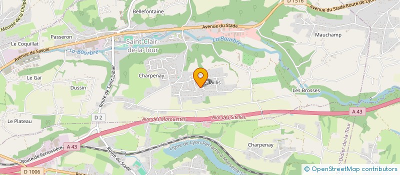 localisation de l'entreprise HEMMADI TAXI  LE PONT-DE-BEAUVOISIN