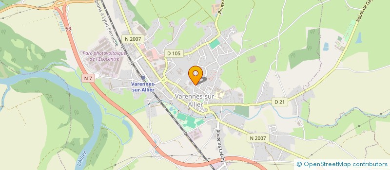 localisation de l'entreprise HEMMERLE SARL à VARENNES-SUR-ALLIER