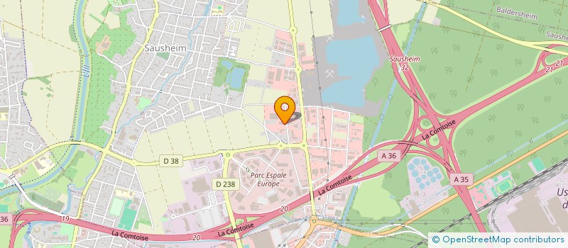 localisation de l'entreprise HEMMERLIN LEVAGE  SAUSHEIM