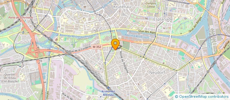 localisation de l'entreprise HEMMERLIN ORGANIZATION  STRASBOURG