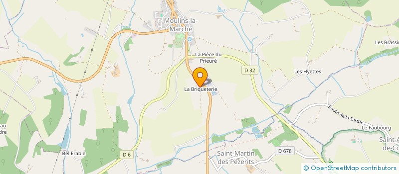 localisation de l'entreprise HEMMIS à MOULINS-LA-MARCHE