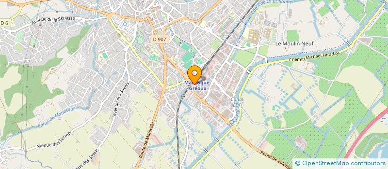 localisation de l'entreprise HEMOFENIX ADT à MANOSQUE