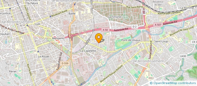 localisation de l'entreprise HEMOPHA SA à MARSEILLE