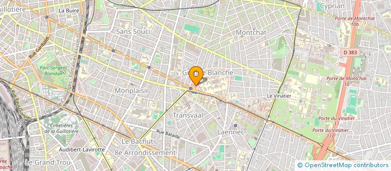 localisation de l'entreprise HEMOSTASE, RECHERCHE ET FORMATION A LYON (HRFL)  LYON