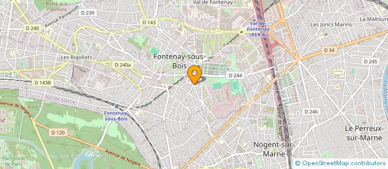 localisation de l'entreprise HEMOVIS à FONTENAY-SOUS-BOIS