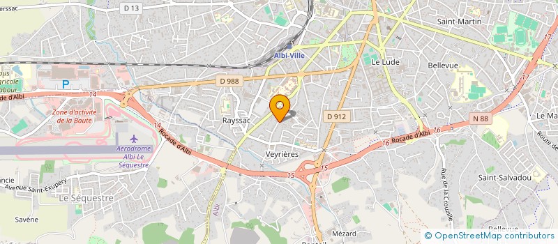 localisation de l'entreprise HEMP  ALBI