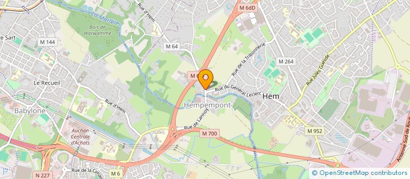 localisation de l'entreprise HEMPEMPONT RESTAURATION  HEM