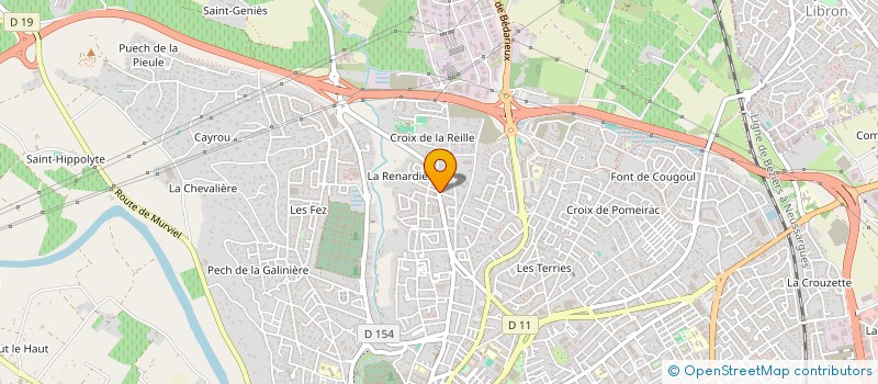 localisation de l'entreprise HEMPINOVA à BEZIERS