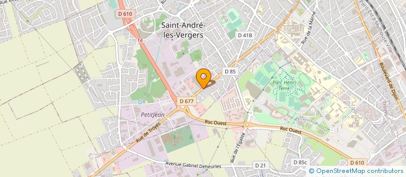 localisation de l'entreprise HEMPROAD FRANCE  SAINT-ANDRE-LES-VERGERS