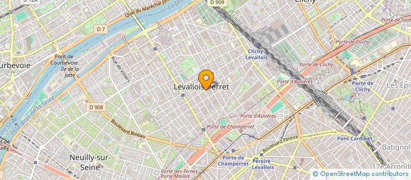 localisation de l'entreprise HEMS à LEVALLOIS-PERRET