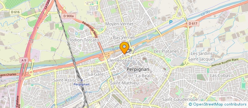 localisation de l'entreprise HEN  PERPIGNAN