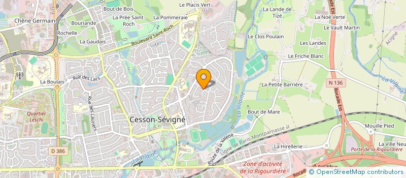 localisation de l'entreprise HEN'S FAMILY à CESSON-SEVIGNE