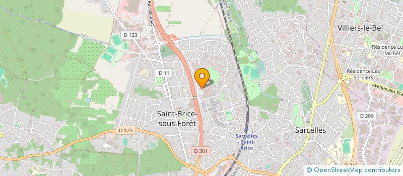 localisation de l'entreprise HENA à SAINT-BRICE-SOUS-FORET