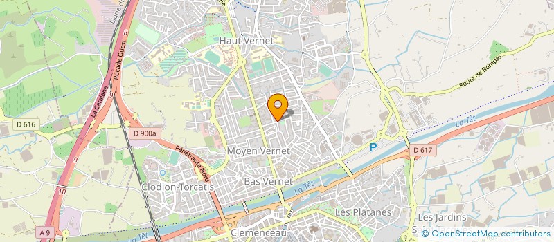 localisation de l'entreprise HENABRA  PERPIGNAN