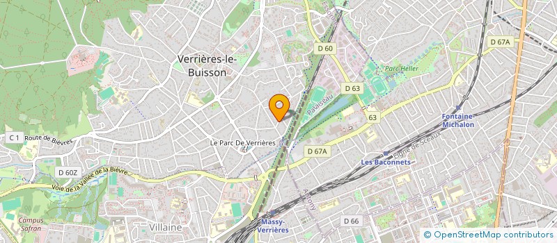 localisation de l'entreprise HENAFF CONSEIL à VERRIERES-LE-BUISSON