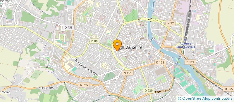 localisation de l'entreprise HENAULT-PERCELIER CHAMPAGNAT à AUXERRE