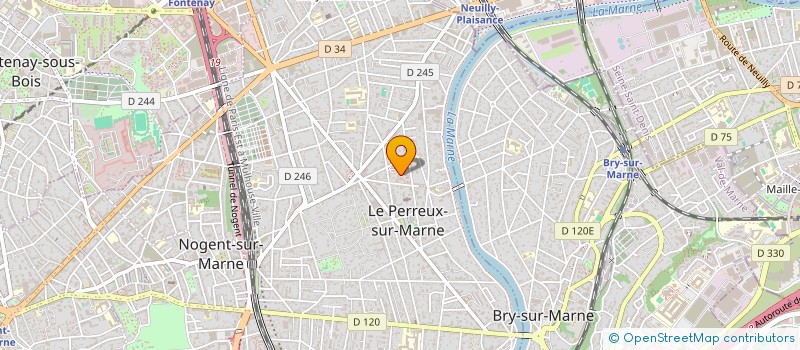 localisation de l'entreprise HENCACI  LE PERREUX-SUR-MARNE