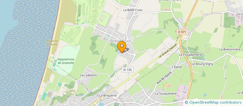 localisation de l'entreprise HENCARA  BREVILLE-SUR-MER