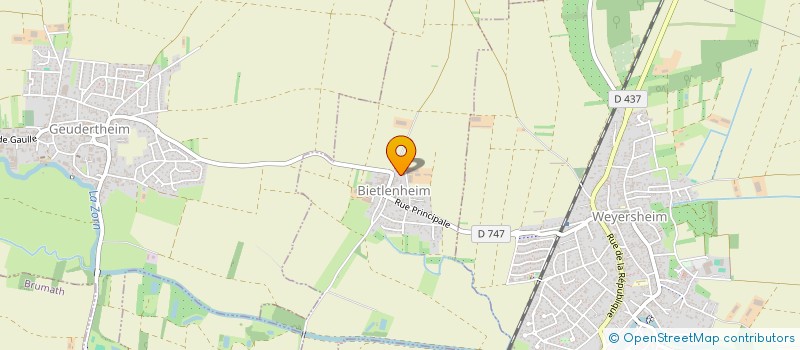 localisation de l'entreprise HENCHES  BIETLENHEIM