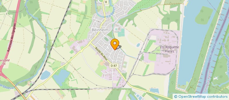 localisation de l'entreprise HENCHES CARRELAGE  BEINHEIM