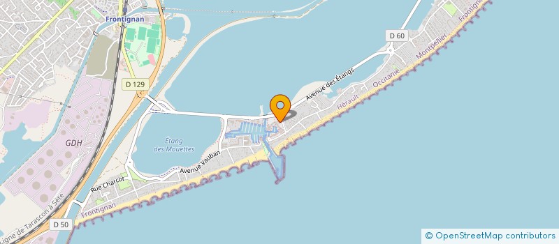 localisation de l'entreprise HENCOU à FRONTIGNAN