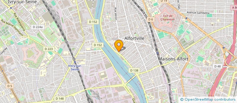 localisation de l'entreprise HENDA BAYOUD DOREUSE à ALFORTVILLE