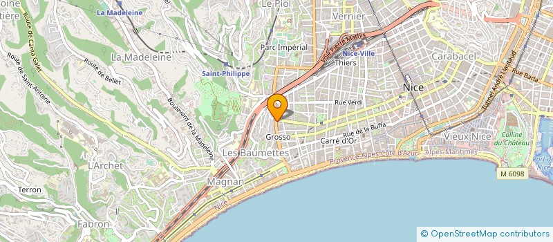localisation de l'entreprise HENDA COMMERCE INTERNATIONAL à NICE