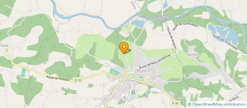 localisation de l'entreprise HENDAYA  MUGRON