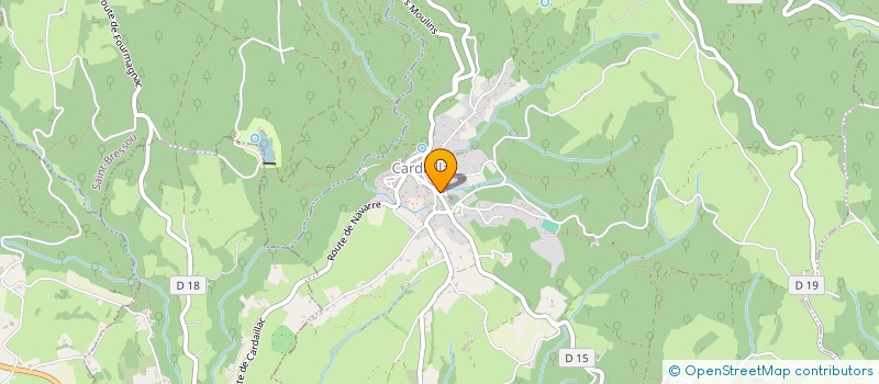 localisation de l'entreprise HENDELINA  CARDAILLAC