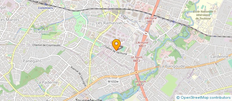 localisation de l'entreprise HENDI DEMENAGEMENT à COLOMIERS