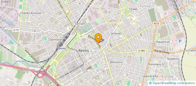 localisation de l'entreprise HENDIA EUROPE à REIMS