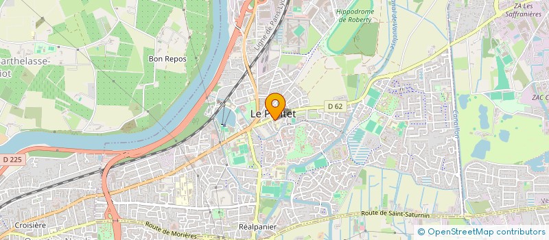 localisation de l'entreprise HENDOUX  LE PONTET