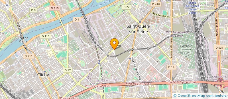 localisation de l'entreprise HENDRICKS SPORTS AND COATCHING à SAINT-OUEN-SUR-SEINE