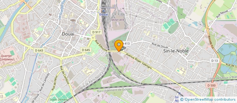 localisation de l'entreprise HENDRICKSON DOUAI S.A.S. à DOUAI
