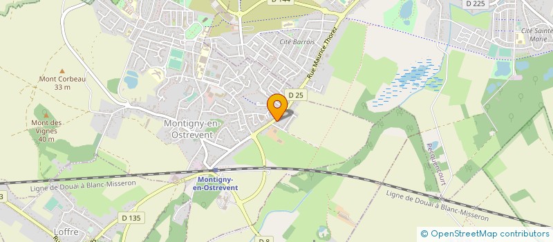 localisation de l'entreprise HENDRYSIAK à MONTIGNY-EN-OSTREVENT