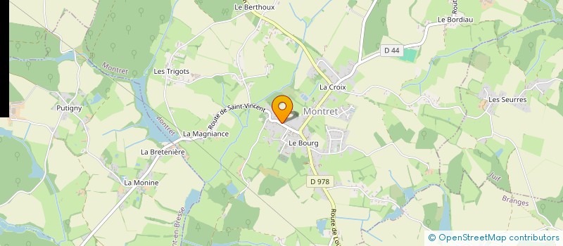 localisation de l'entreprise HENEAUX ALAIN  MONTRET