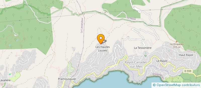 localisation de l'entreprise HENFEMA à RAYOL-CANADEL-SUR-MER