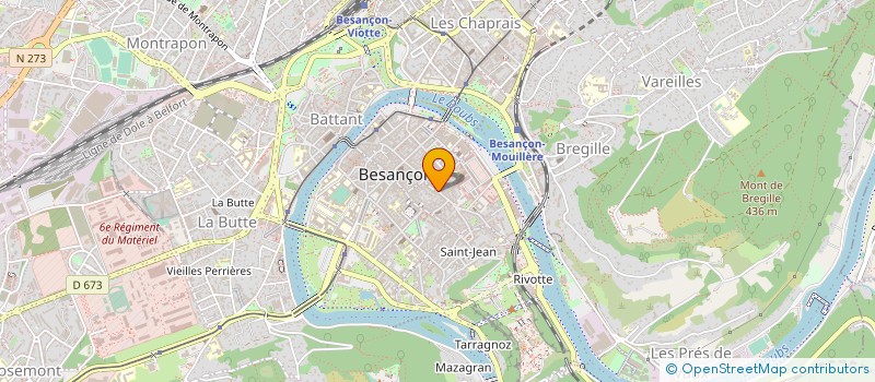 localisation de l'entreprise HENG HENG à BESANCON
