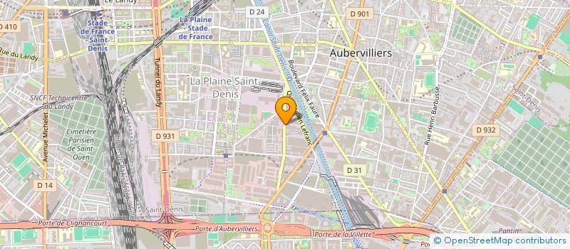 localisation de l'entreprise HENG LI  AUBERVILLIERS