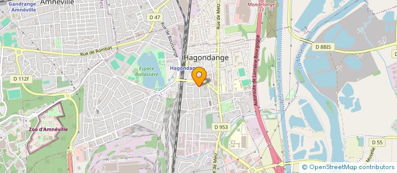 localisation de l'entreprise HENGEL-THOMAS à HAGONDANGE
