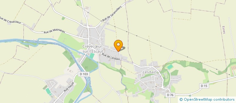 localisation de l'entreprise HENGEYOKAIS PROD  CREVECUR-SUR-L'ESCAUT